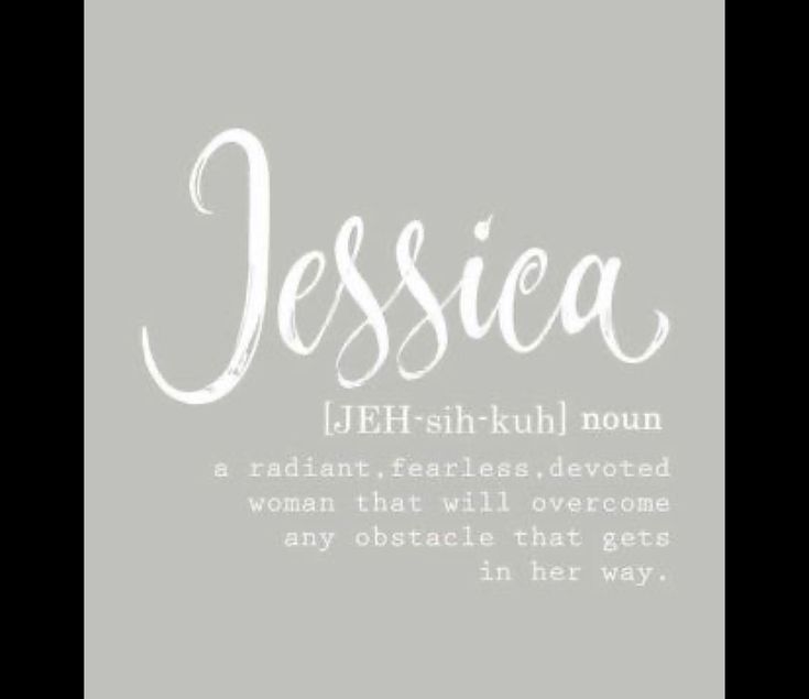 the words jesiea are written in white ink on a gray and black background