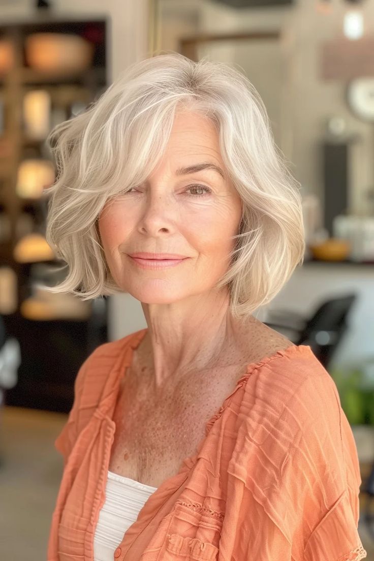 35 Stylish Hairstyles For Women Over 70 For Timeless Elegance Girl Hair Styles, Hair Styles Long Hair, Grey Hair Color Silver, Stylish Hairstyles, Silver Hair Color, Silver Grey Hair, Natural Gray Hair, Trendy Short Haircuts, Haircuts For Curly Hair