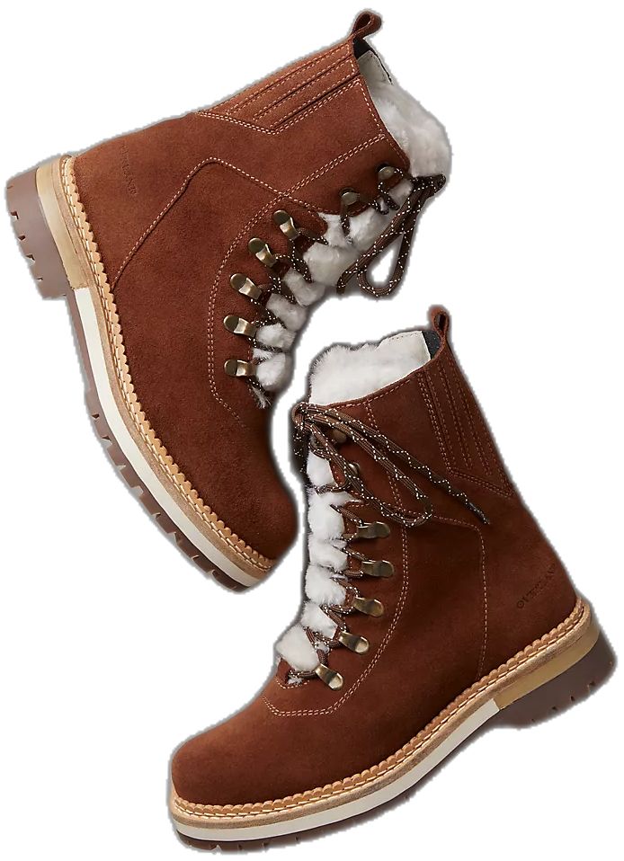 Lace-up Winter Boots With Suede Lining, Winter Waterproof Boots With Suede Lining, Winter Waterproof Boots With Suede Lining And Round Toe, Brown Winter Lace-up Boots With Suede Lining, Weatherproof Lace-up Suede Waterproof Boots, Rugged Suede Winter Boots, Rugged Suede Boots For Winter, Winter Ankle Waterproof Boots With Suede Lining, Winter Waterproof Ankle Boots With Suede Lining