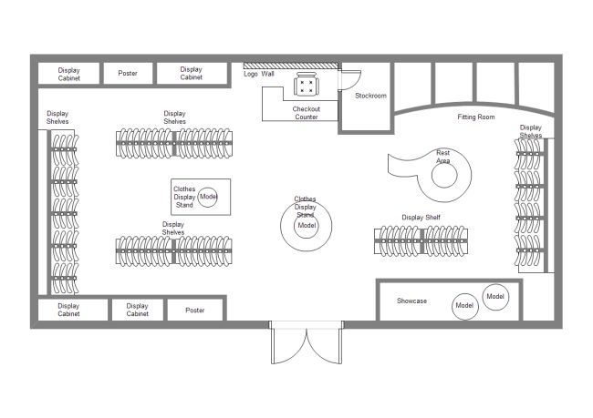 a floor plan for a restaurant with seating