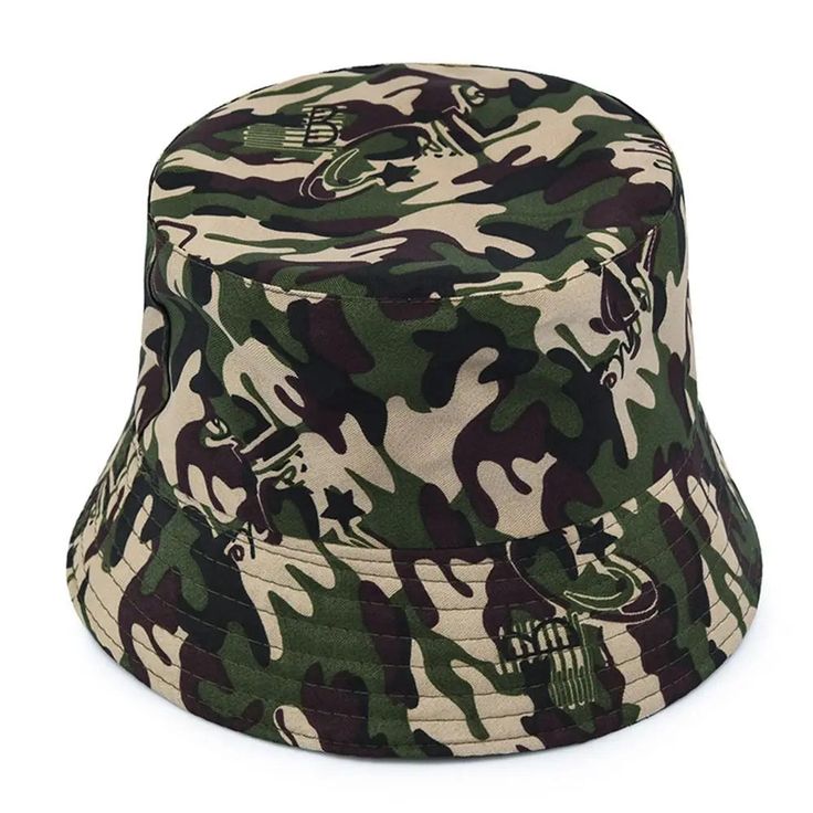 Elevate your outdoor style with our Camo Bucket Hat, the perfect blend of functionality and fashion. Whether you're hiking, fishing, or simply enjoying a sunny day, this hat provides the ultimate protection and a stylish look. Key Features: Durable Material: Crafted from cotton and polyester to ensure long-lasting wear and comfort. Classic Camo Design: Features a timeless camouflage pattern that blends seamlessly with natural surroundings, making it perfect for outdoor adventures. Wide Brim: Off Casual Brimmed Bucket Hat For Outdoor Activities, Casual Wide Brim Bucket Hat For Outdoor Activities, Casual Brimmed Sun Hat For Outdoor Activities, Casual Wide Brim Bucket Hat For Outdoor, Casual Outdoor Sun Hat With Short Brim, Casual Outdoor Sun Hat With Curved Brim, Casual Sun Hat With Short Brim For Outdoor, Khaki Bucket Hat For Outdoor Summer Activities, Khaki Bucket Hat For Summer Outdoor Activities