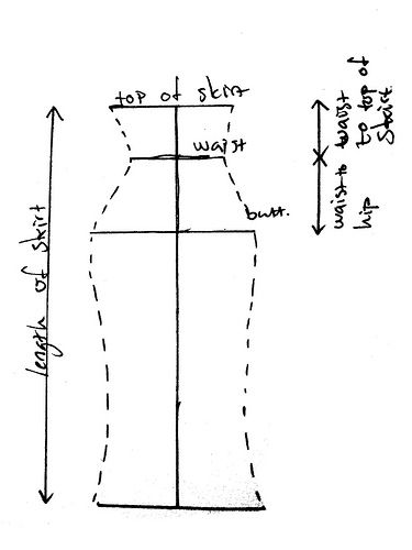 a drawing of a bottle with measurements for the top and bottom half, as well as an