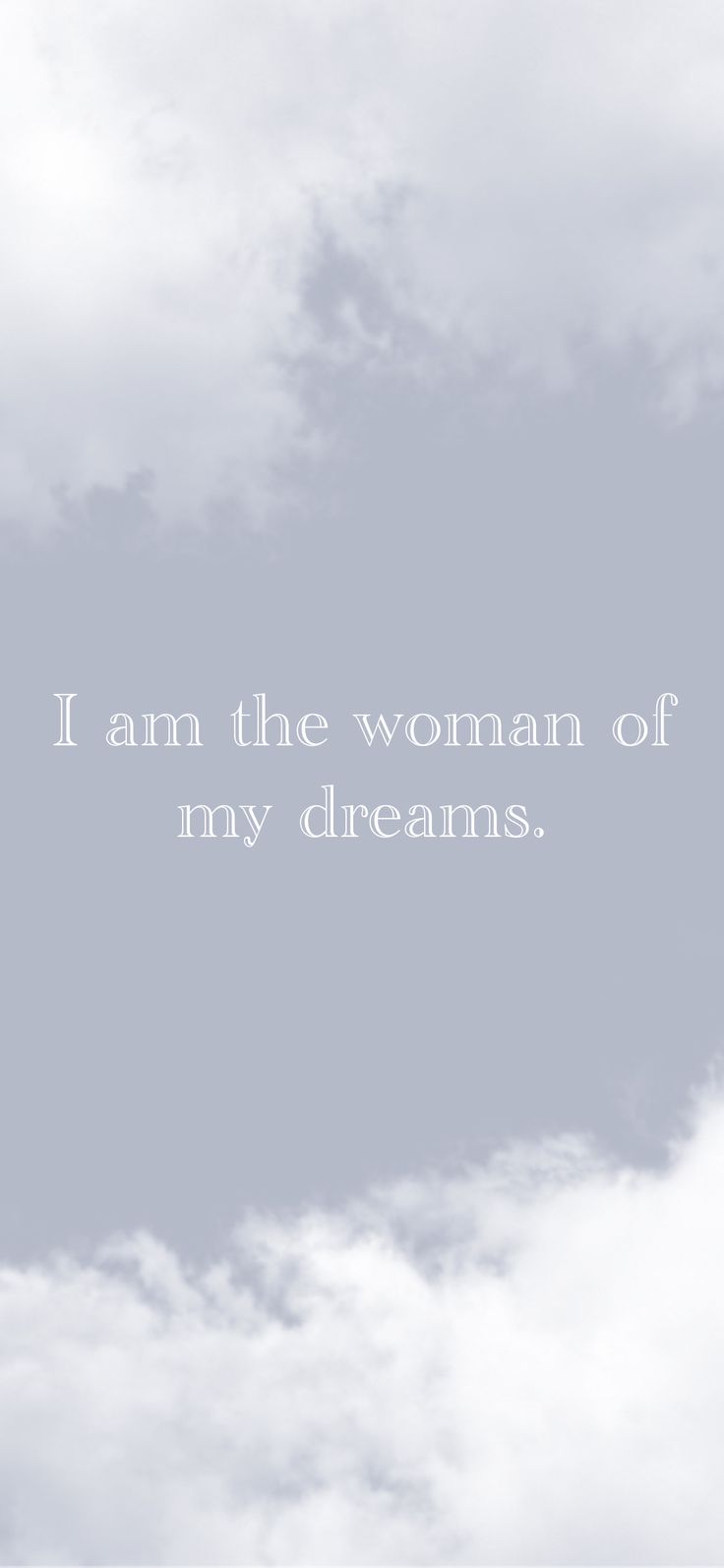 an airplane flying in the sky with a quote below it that says i am the woman of my dreams