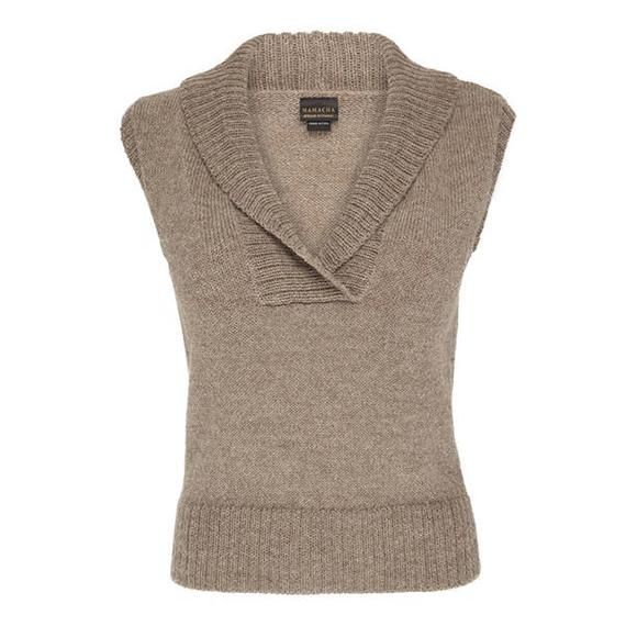 A silky soft, warm sleeveless jumper knitted in 100% alpaca fibre.Alpaca is one of the finest and most luxurious fibres in the world.  It is known for its softness, superior warmth, lightweightedness and durability. It won't pill and will last much longer than synthetic fibres. Alpaca is four times warmer than lambswool. This vest feels lovely and warm without being too heavy or 'chunky'.This vest looks great over a blouse or a t-shirt. It looks smart for the office, whilst keeping you warm. Equ Lauren Aesthetic, Synthetic Fibres, Sleeveless Jumper, Womens Sweaters, Alpaca Fiber, Alpaca Sweater, Soft Cardigan, Sleeveless Knit, Wool Vest