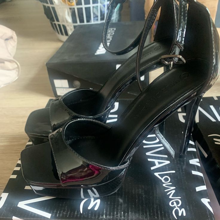 Brand New Never Worn Wild Diva Platform Sandals Wild Diva Shoes, Black Platform Sandals, Black Platform, Platform Sandals, Women's Shoes Sandals, Diva, Shoes Sandals, Size 7, Women Shoes