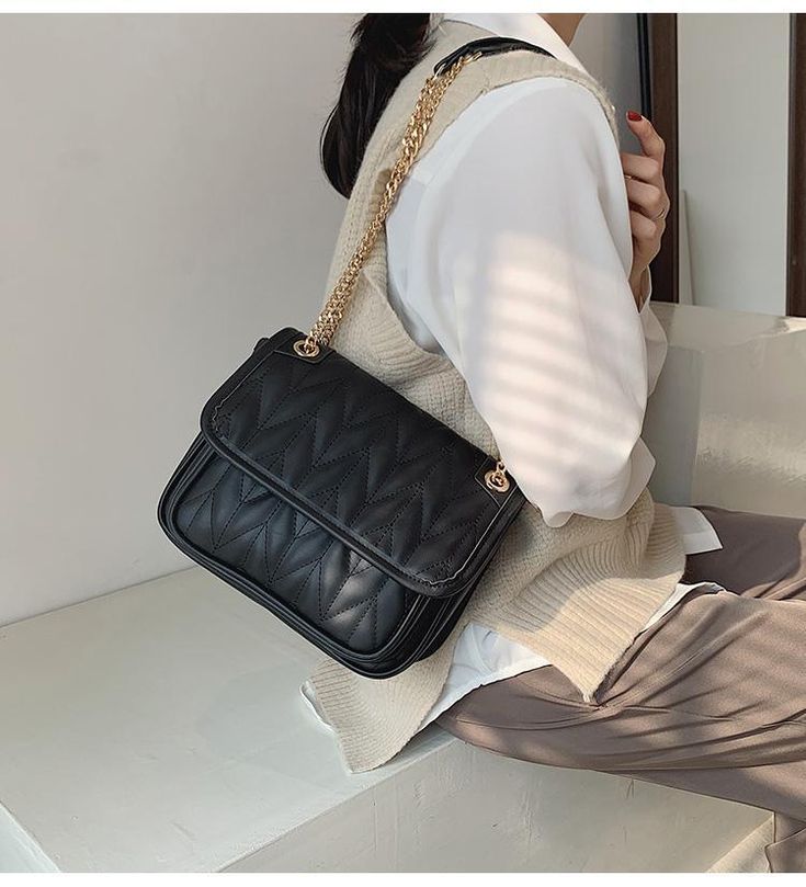 Material: PU
Texture: Soft
Closed: Buckle
Size: 9.1"L x 3.5"W x 7.9"H in; It is enough to hold daily stuffs including cell phones, sunglasses, wallet, key etc.
Shoulder strap length: 43.3in Black Handheld Shoulder Bag With Mobile Phone Holder, Black Handheld Shoulder Bag With Mobile Phone Bag, Black Handheld Shoulder Bag With Mobile Phone Pocket, Rectangular Black Flap Bag For Travel, Black Flap Bag For Travel, Black Crossbody Flap Bag For Travel, Trendy Black Phone Bag For Office, Modern Portable Black Shoulder Bag, Black Pouch Flap Bag For Office