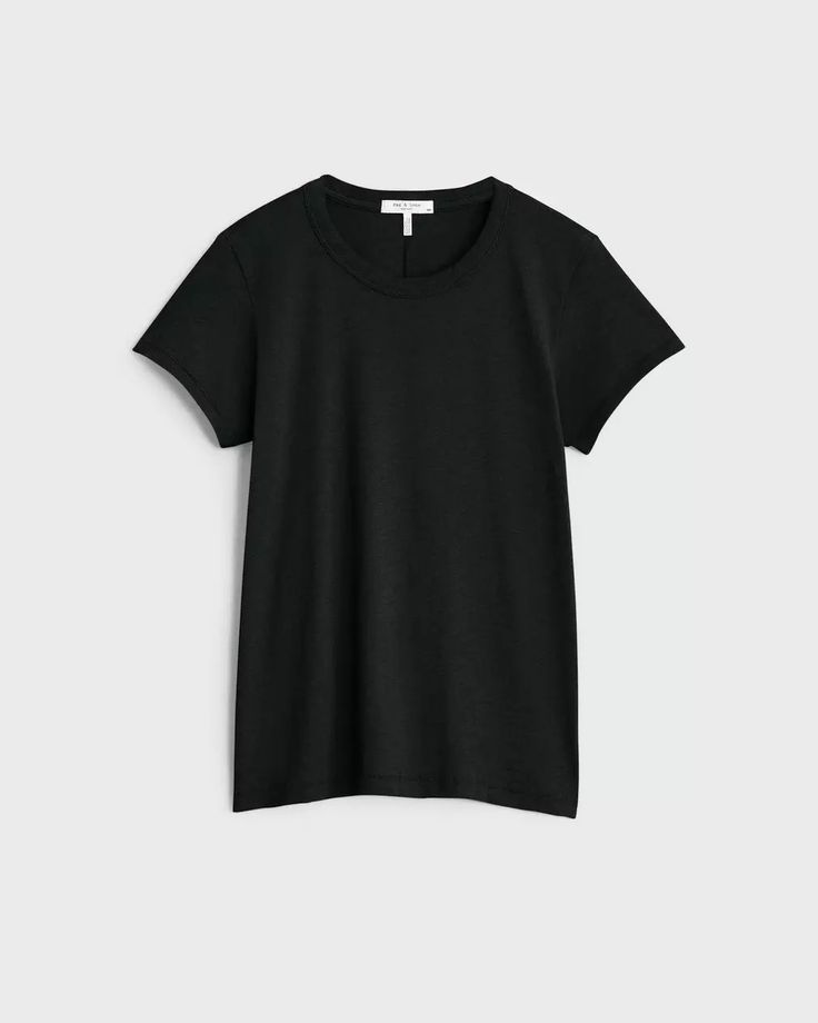 The Slub Short Sleeve Tee for Women | rag & bone Edgy Woman, French Women, Jersey Design, Jeans Women, Striped Tee, Crew Neck Tee, Pima Cotton, Rag & Bone, Shirt Online