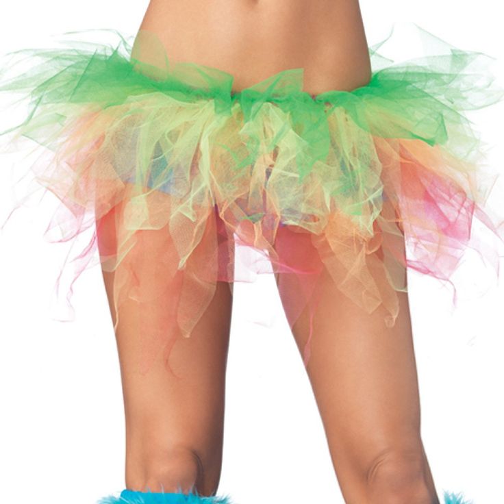 Rainbow Jagged Edge Tulle Tutu Rave Bottoms, Edm Fashion, Rave Style, Jagged Edge, Rave Costumes, Edm Rave, Gogo Dancer, Rave Accessories, Tulle Tutu Skirt