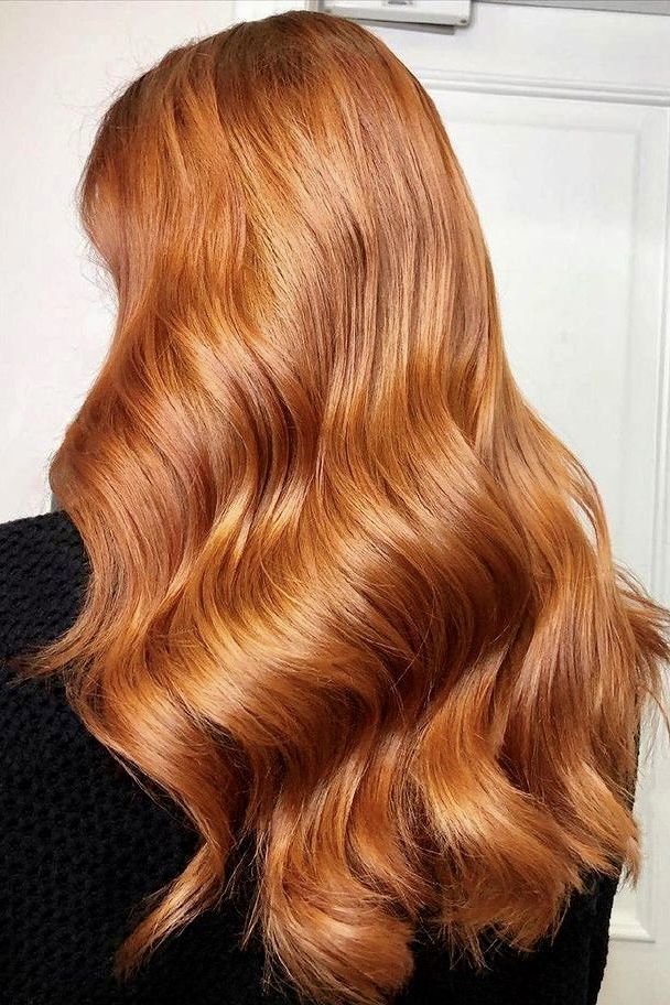 Golden Copper Hair Color, Golden Red Hair, Golden Copper Hair, Bloom Hair, Highlights Red, Haircolor Ideas, Red Hair Color Ideas, Red Hair Looks, Red Hair With Highlights