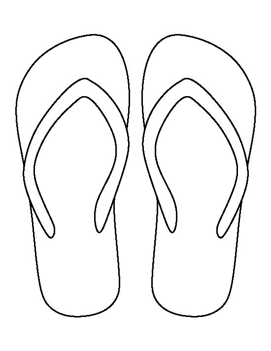 a pair of flip flops