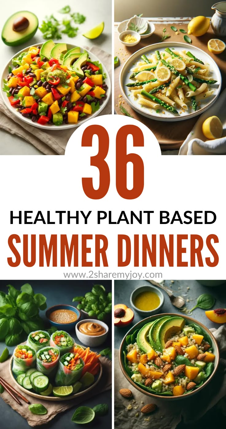 healthy plant based summer dinner ideas