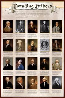 the famous presidents and their families are shown in this framed poster, which is also on display