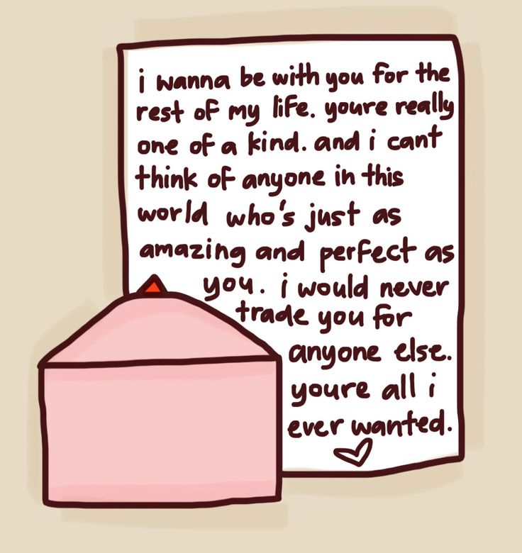 a piece of paper next to a pink box with a poem written on it that says i wanna be with you for the rest of my life