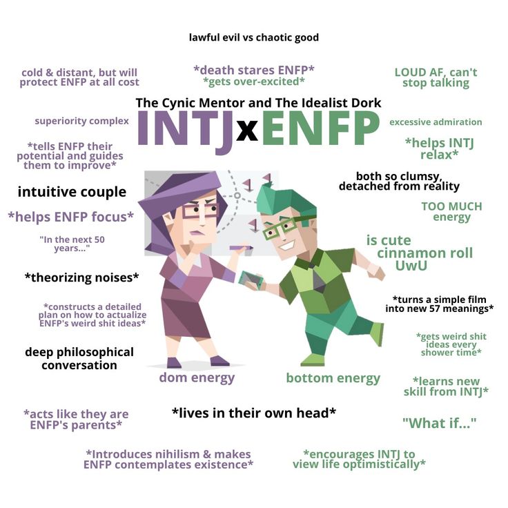 Enfp Intj Memes, Enfp And Intj Relationship, Intj And Enfp Relationship, Intj Compatibility, Intj And Enfp, Enfp X Intj, Intj Core, Enfp Intj, Accurate Personality Test