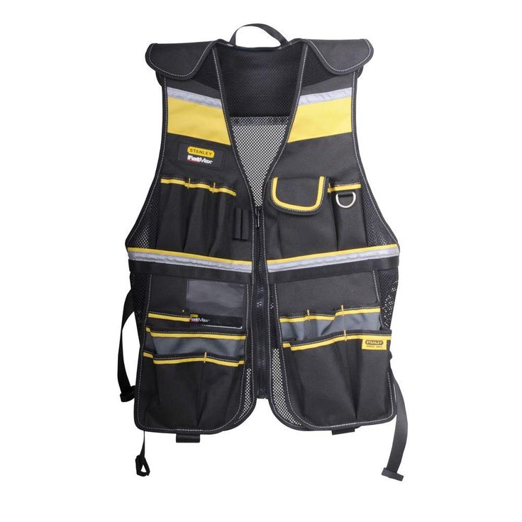 Stanley FatMax Tool Vest Tool Vest, Occidental Leather, Tool Apron, Belt Storage, Work Vest, Stanley Tools, Dewalt Power Tools, Outdoor Clothes, Pocket Tool