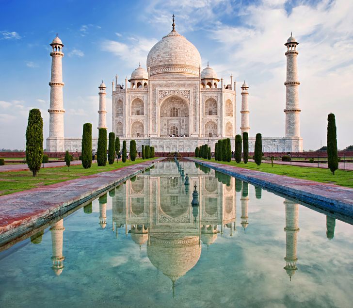 the taj mahal is one of the most beautiful buildings in india