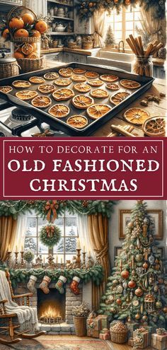 how to decorate for an old fashioned christmas