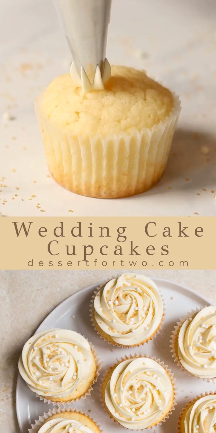 Cake Cupcakes Wedding, Wedding Cupcakes Ideas, Wedding Cake Cupcakes, Homemade Cupcake Recipes, Cupcakes Wedding, Buttercream Roses, Cupcakes Ideas, Homemade Cupcakes, Gourmet Cupcakes