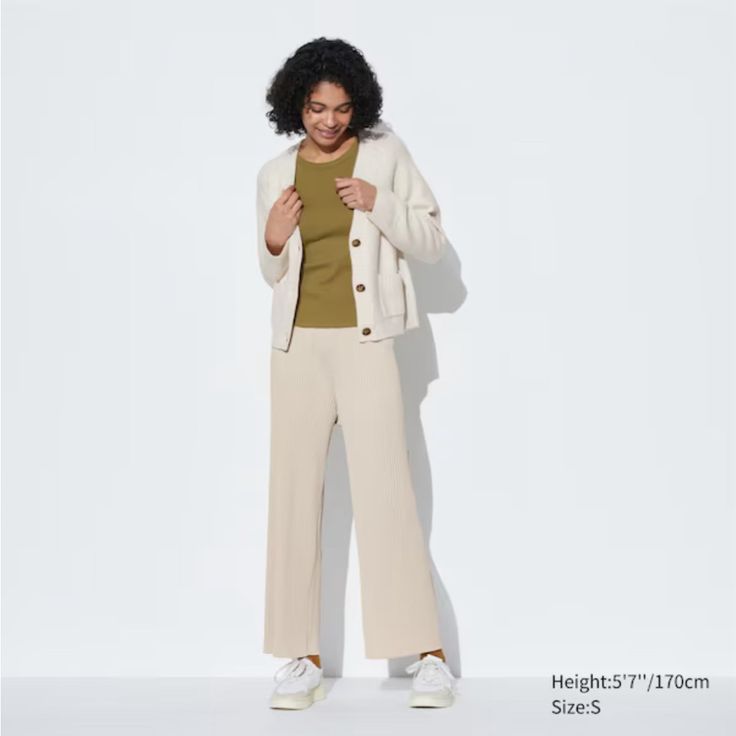 Pleated Straight Pants Nwt Color: 30 Natural Size: Xxl // Waist 34-35inch Stretchy With Adjustable Tie Inside Khaki Ankle-length Wide Leg Pants For Fall, Fall Khaki Wide Leg Ankle-length Pants, Casual Neutral Wide Leg Pants For Day Out, Cream Pants For Fall Day Out, Versatile Beige Pants For Fall, Casual Beige Pants For Fall, Casual Beige Fall Pants, Beige Ankle-length Wide Leg Pants For Fall, Beige Pants For Fall Day Out