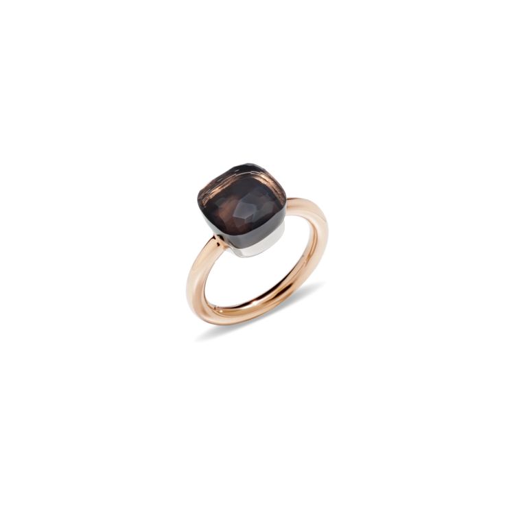 Luxury Brown Formal Rings, Elegant Brown Rings For Formal Occasions, Elegant Brown Round Rings, Elegant Smoky Quartz Brown Rings, Elegant Smoky Quartz Gemstone Rings, Modern Formal Brown Ring, Modern Brown Ring For Formal Occasions, Modern Brown Rings For Formal Occasions, Pomellato Ring