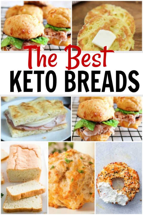 the best keto breads to make for breakfast or brunch and dessert