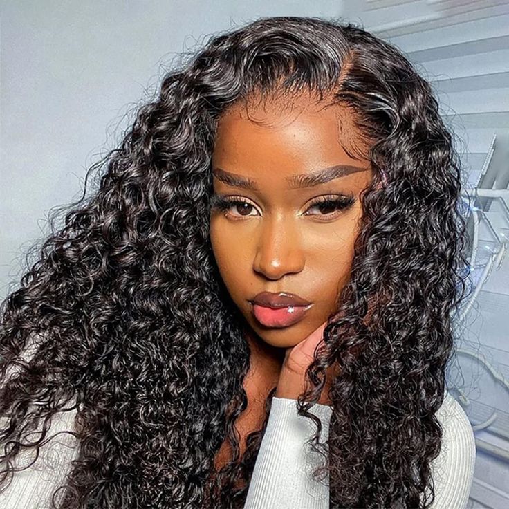 PRICES MAY VARY. 1.Materia: 4x6 HD Lace Front Wig Pre Plucked. 100% Brazilian Human Hair, Collect from Young Girl Donors, No Shedding and Tangle Free. 2. Wear & Go Wig: 3 Seconds to Wear, Quick and Easy, No Skills Needed, Beginner-Friendly 3. About the Lace: Swiss HD Lace, Pre-Plucked Natural Hairline, and Pre-cut Lace by the Special Technical Scissor to Make Sure the Edge is Stronger and Neater. 4. Totally Glueless Wig. No Glue, No Gel; Protect Your Scalp. Very Quick to Put on or Take off. 5. N Curly Lace Frontal, Textured Curly Hair, Long Hair Wigs, Closure Wigs, Curly Human Hair Wig, Curly Lace Front Wigs, Human Virgin Hair, Lace Hair, Bleached Hair