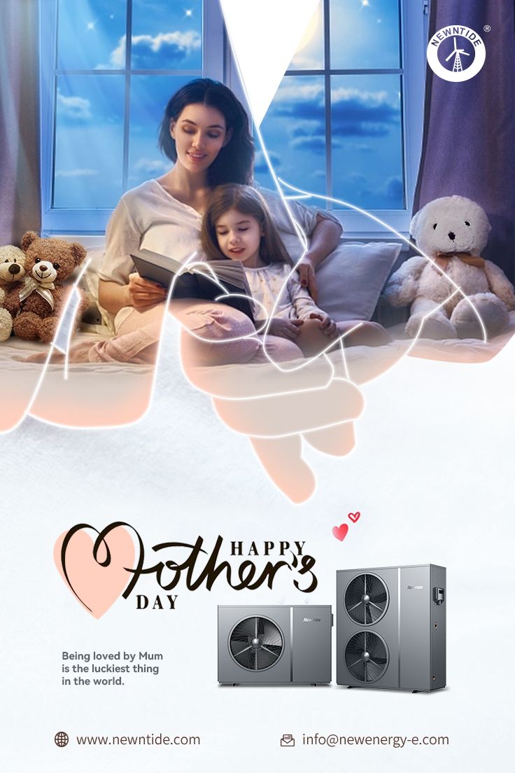 a woman and child sitting in front of a window with the words happy mother's day written on it