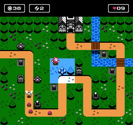 an old - school computer game is shown in this screenshot from the video game super mario