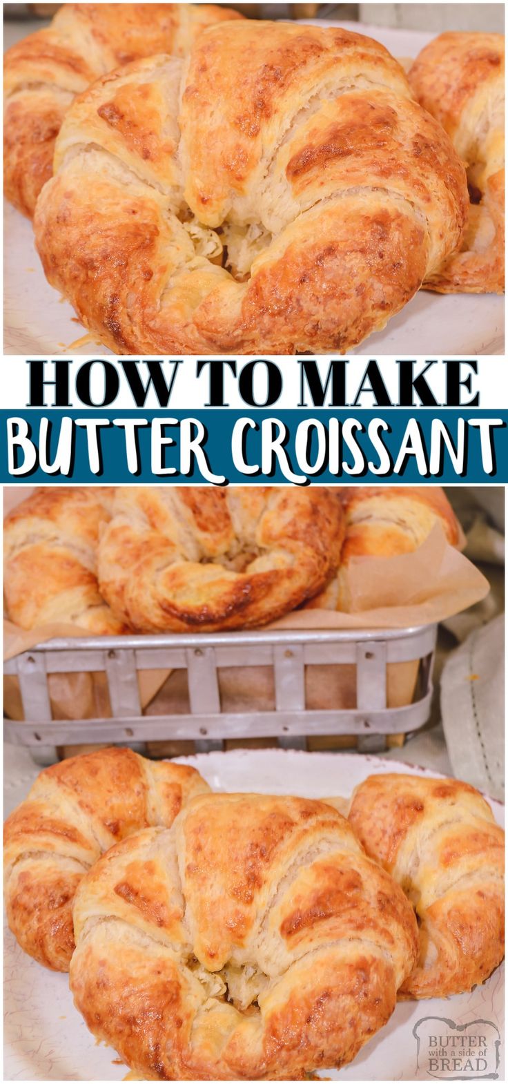 how to make butter croissants in the oven