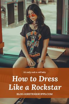 80s Fashion Rockstar, Rock Outfit Ideas For Women, Rock N Roll Women Outfits, Womens Rocker Fashion, Rock And Roll Chic Outfits, Rock And Roll Concert Outfit Summer, Rock And Roll Inspired Outfits, Rock And Roll Style Women, Summer Rockstar Outfits