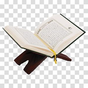 an open book sitting on top of a wooden stand with a yellow ribbon around it