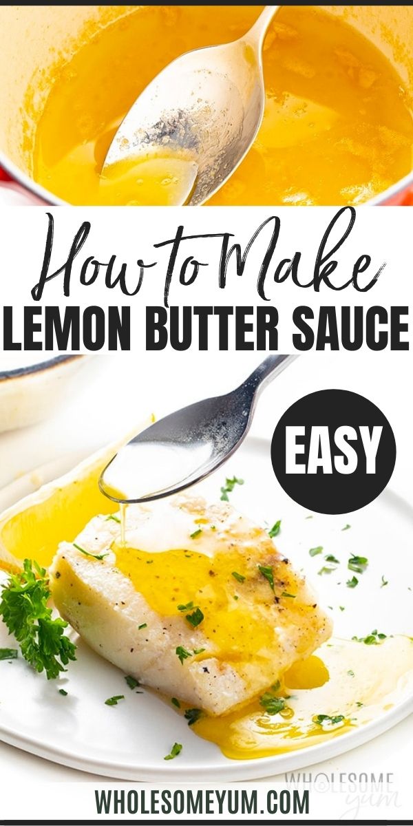 how to make lemon butter sauce for fish