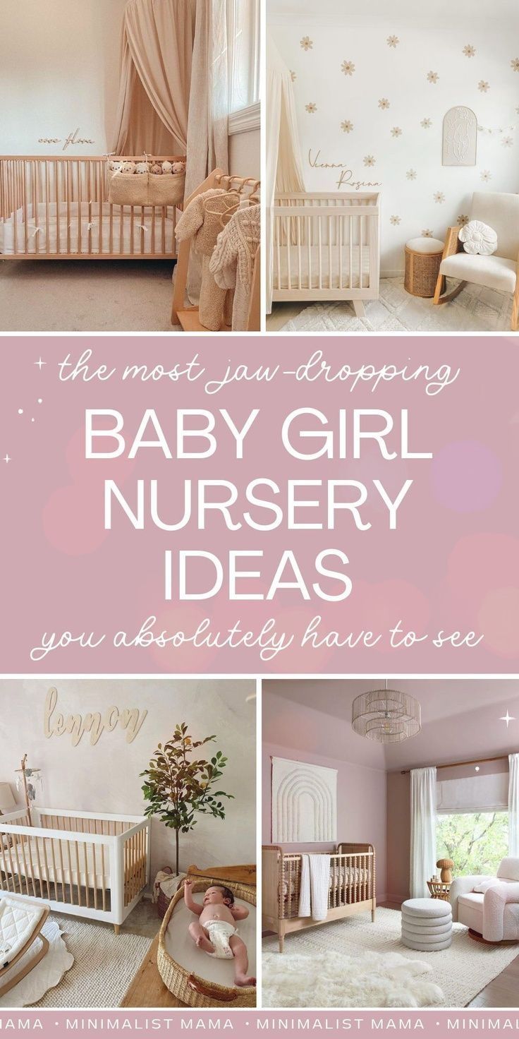 the most popular baby girl nursery nursey ideas you absolutely have to see in this post