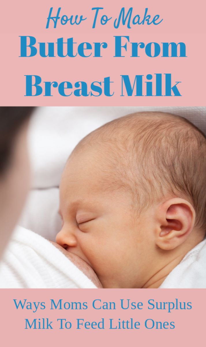 a baby sleeping on top of its mother's chest with the words how to make butter from breast milk