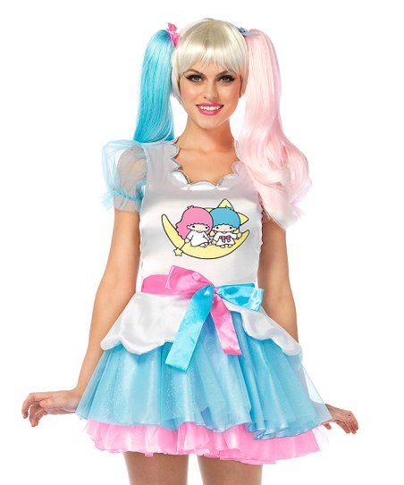 Little Twin Stars Dress Halloween Costume for Women.  Check out this super cute Kawaii Little Twin Stars Dress!  Great for any Sanrio Fan! | Little Twin Stars Clothes | Little Twin Stars Outfit | #affiliatelink #ad #Sanrio #littletwinstars #hellokitty #characters #dress #costume #Halloween #kawaii #stars #twin #little #pink #blue #woman #clothes #outfit #kikilovestopin Hello Kitty Costume, Kitty Costume, Stars Dress, Alice Costume, Fairy Halloween Costumes, Womens Costume, Star Costume, Plus Size Costume, Hello Kitty Clothes