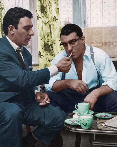 Ron and reg kray smoking | Paul Daley | Flickr Ron Kray, Kray Twins, The Krays, Real Gangster, Gang Culture, Mafia Gangster, Mafia Families, Hard Men, Al Capone