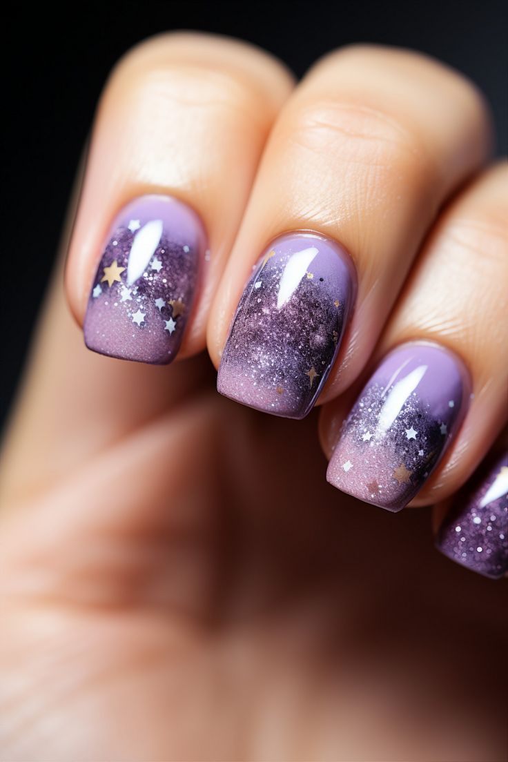 purple snowy night nails, holiday nail designs, winter nail art, December nail ideas, pretty nail inspiration, stylish nail trends, fall baddie manicure, Christmas nail inspiration, winter nail aesthetics, 2023 nail designs, festive nail ideas, cold weather nails, elegant nail art, seasonal nail creativity, cozy nails, snowfall nail design, beautiful nail tips, night sky nails, wintertime nails, seasonal beauty ideas, Christmas nail inspo, cool nail trends, December nail looks Purple Sky Nails, January Nail Inspo Short, December Gel Nails Short, Northern Light Nails, Wintertime Nails, Cold Nails Winter, Nails 2024 Trends Winter, Nail Art 2024 Trends, 2024 Nail Trends Winter