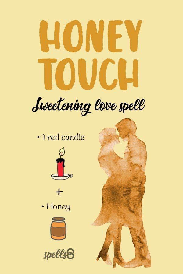 a poster with the words honey touch and an image of a man kissing a woman