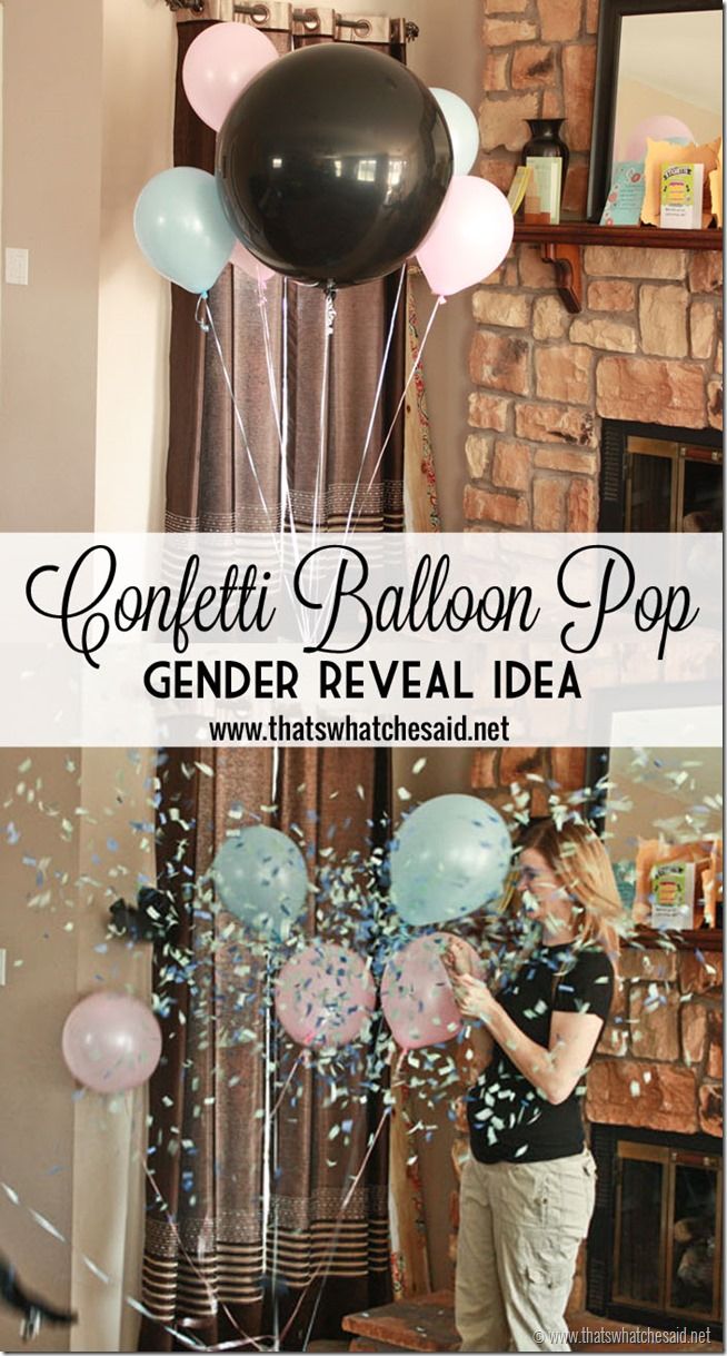 the balloon pop gender reveal idea is perfect for any girl in your life it's easy and fun