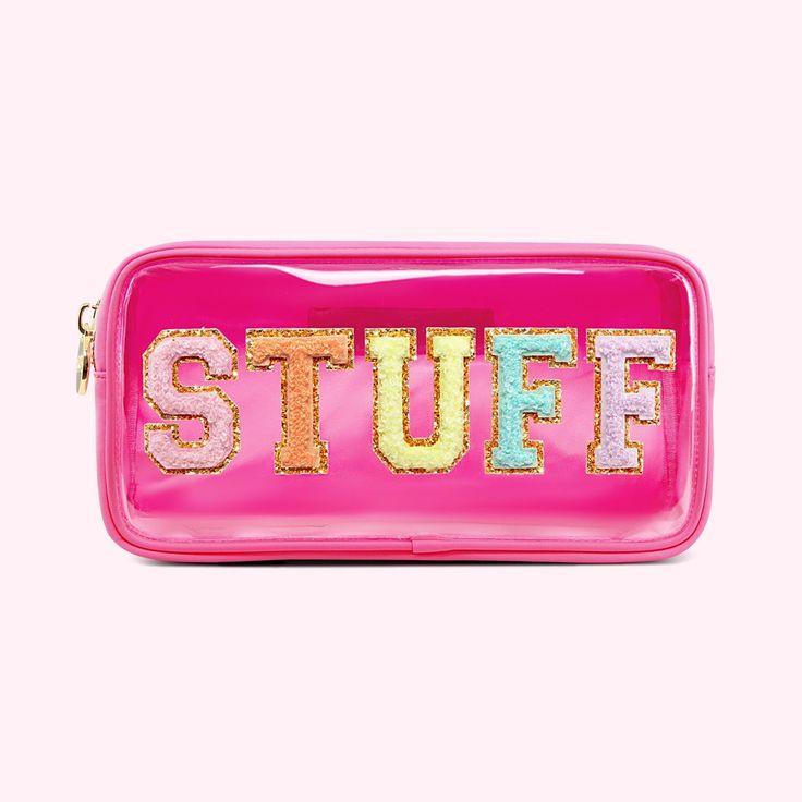 Stuff Clear Front Small Pouch Preppy Pouch, Organize Everything, Stoney Clover Lane, Stoney Clover, Small Pouch, Makeup Organizer, Small Pouches, Travel Organization, Perfect Makeup