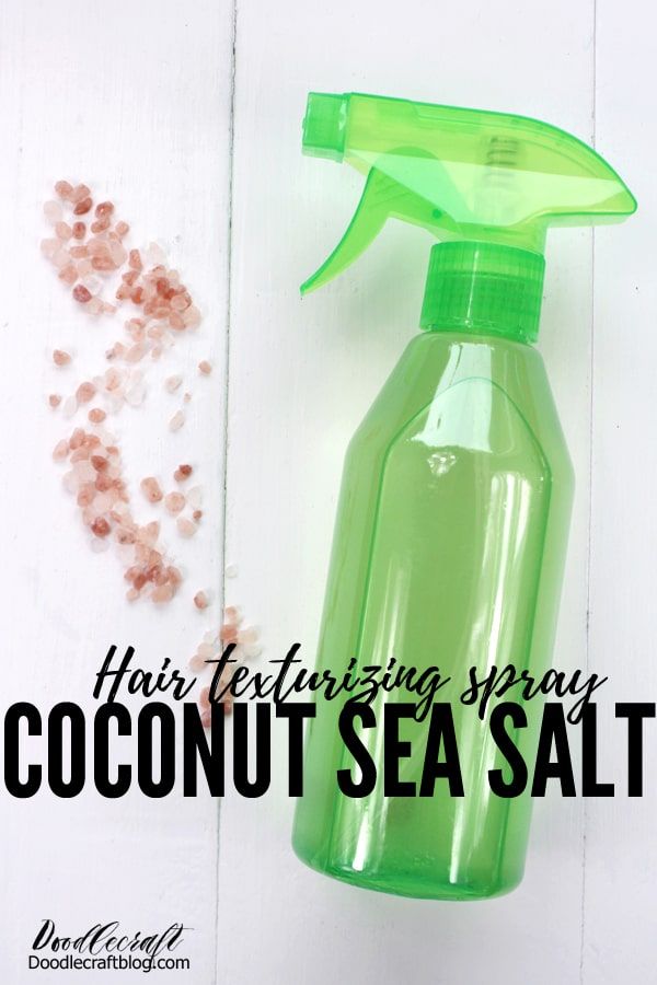 Diy Texture Spray For Fine Hair, Coconut Water Hair Spray, Hair Salt Spray Diy, Diy Texture Hair Spray, Diy Sea Salt Hair Spray Recipes, Diy Beach Hair Spray, Diy Salt Water Spray For Hair, Diy Beach Spray For Hair, Diy Texturizing Spray