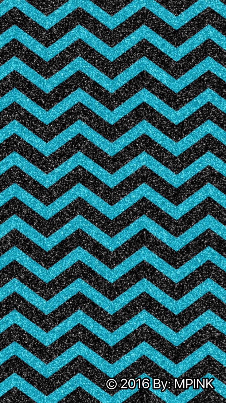 a blue and black zigzag pattern is shown