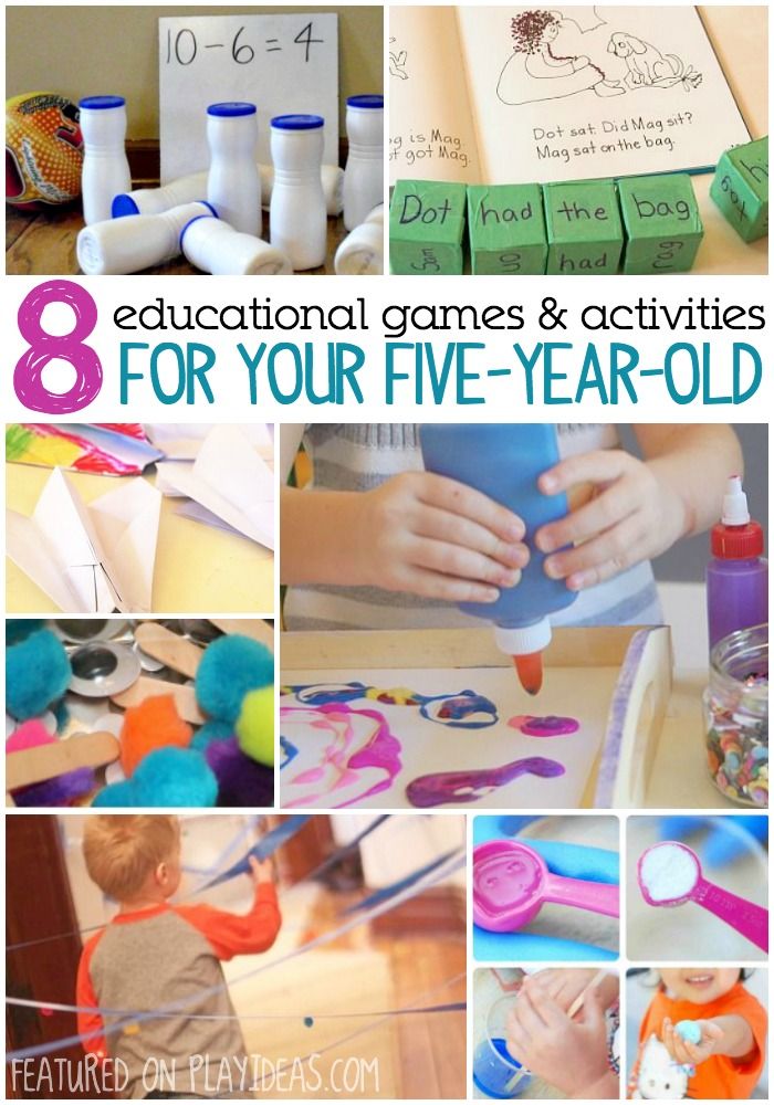 8 educational games and activities for your five year old