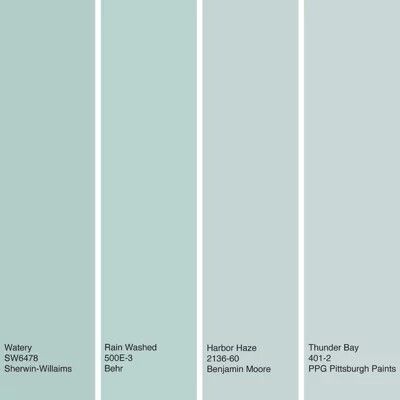 the different shades of paint that are available in this color scheme for furniture and home decor