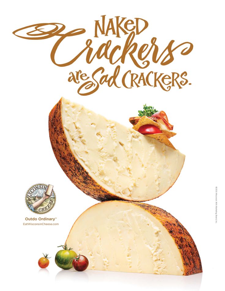 an advertisement for some kind of cheese