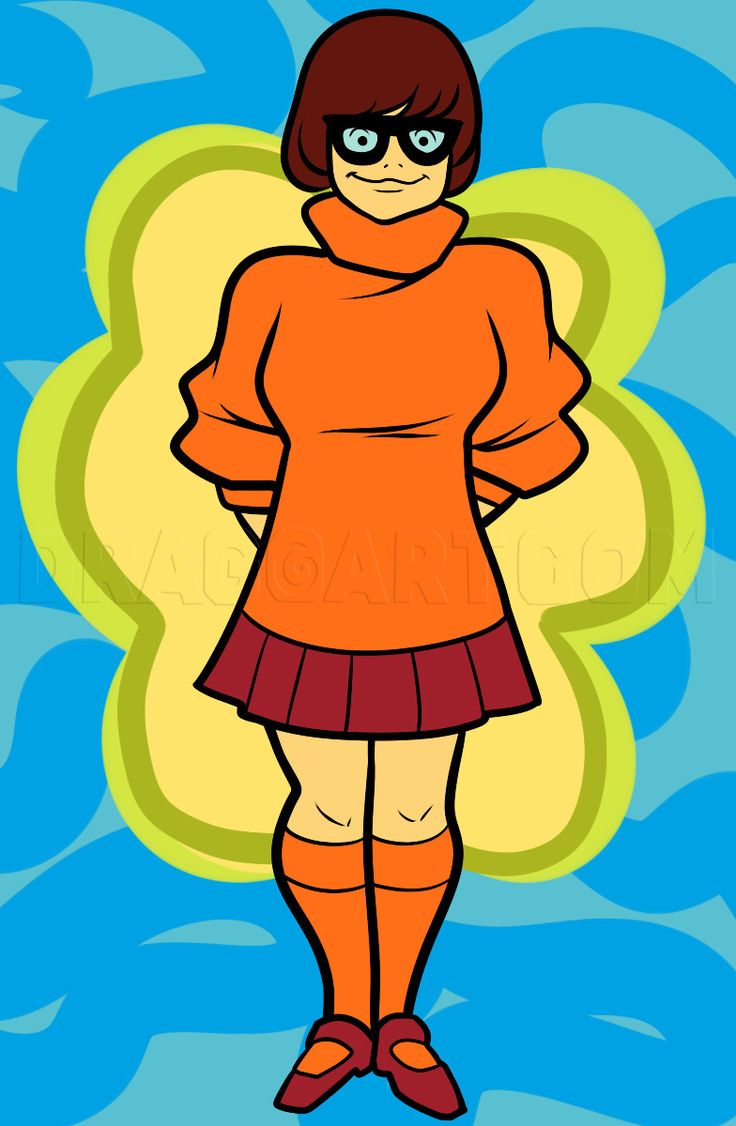 a woman in an orange dress and boots standing with her hands on her hipss