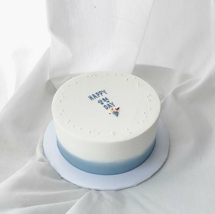 Korea Cake, Cake Designs For Boy, Cake Design For Men, Bts Cake, Blue Birthday Cakes, Small Birthday Cakes, Cake For Boyfriend, Pastel Cakes, Cake Mini