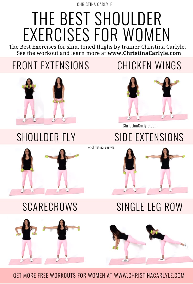 the best shoulder exercises for women