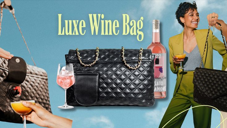 Okumé | Luxe Wine Bag | Wine Purse | Wine Tote