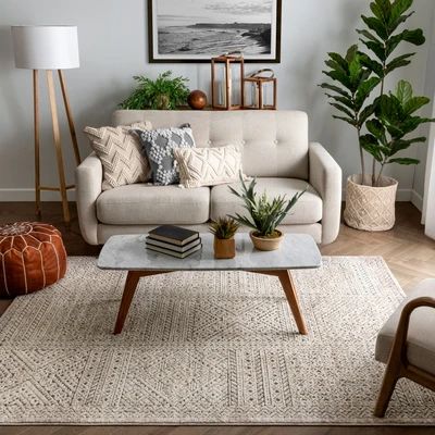 a living room with two couches and a coffee table in front of the couch